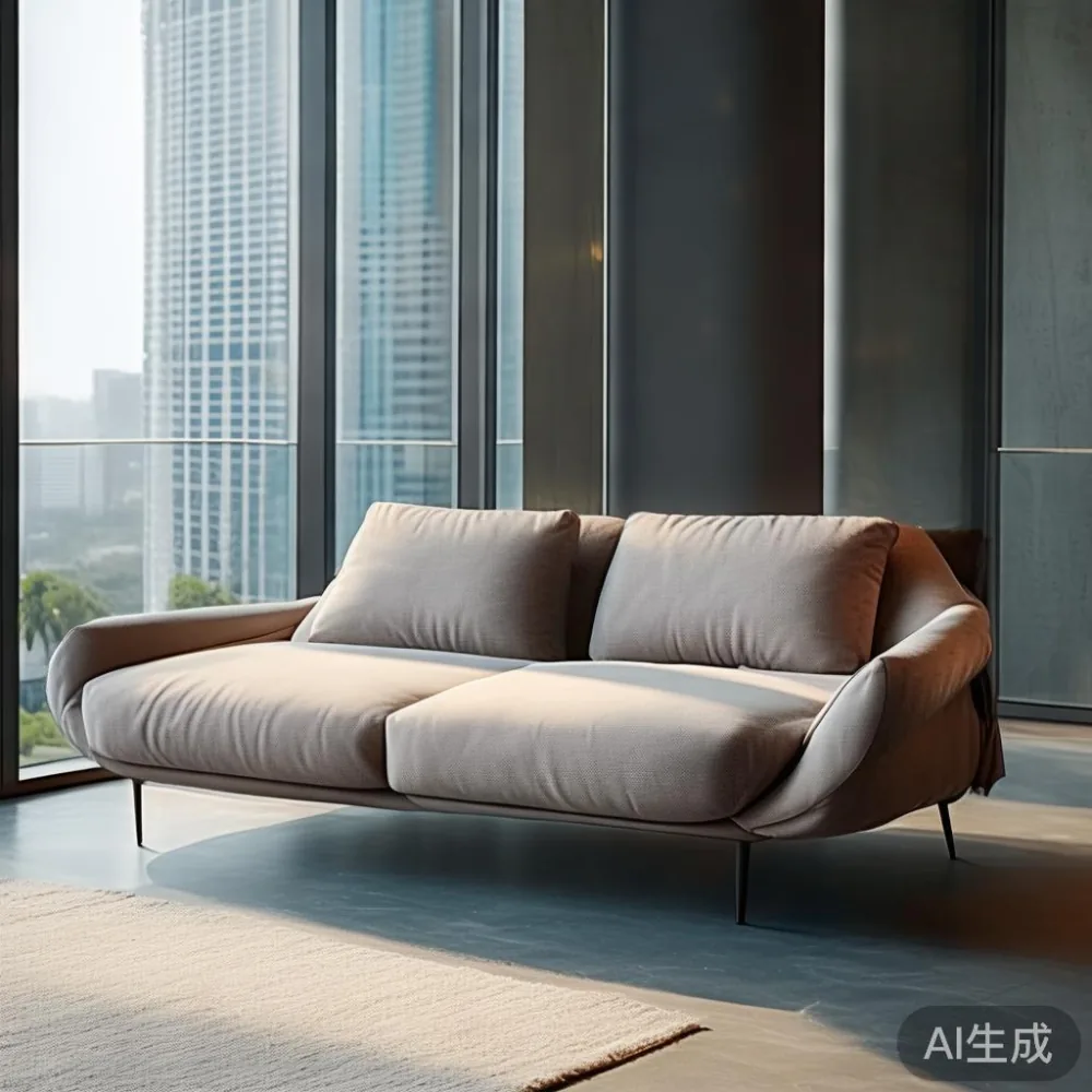 Gambar sofa mewah MIDHILL di kondominium KL dengan desain mewah dan kenyamanan