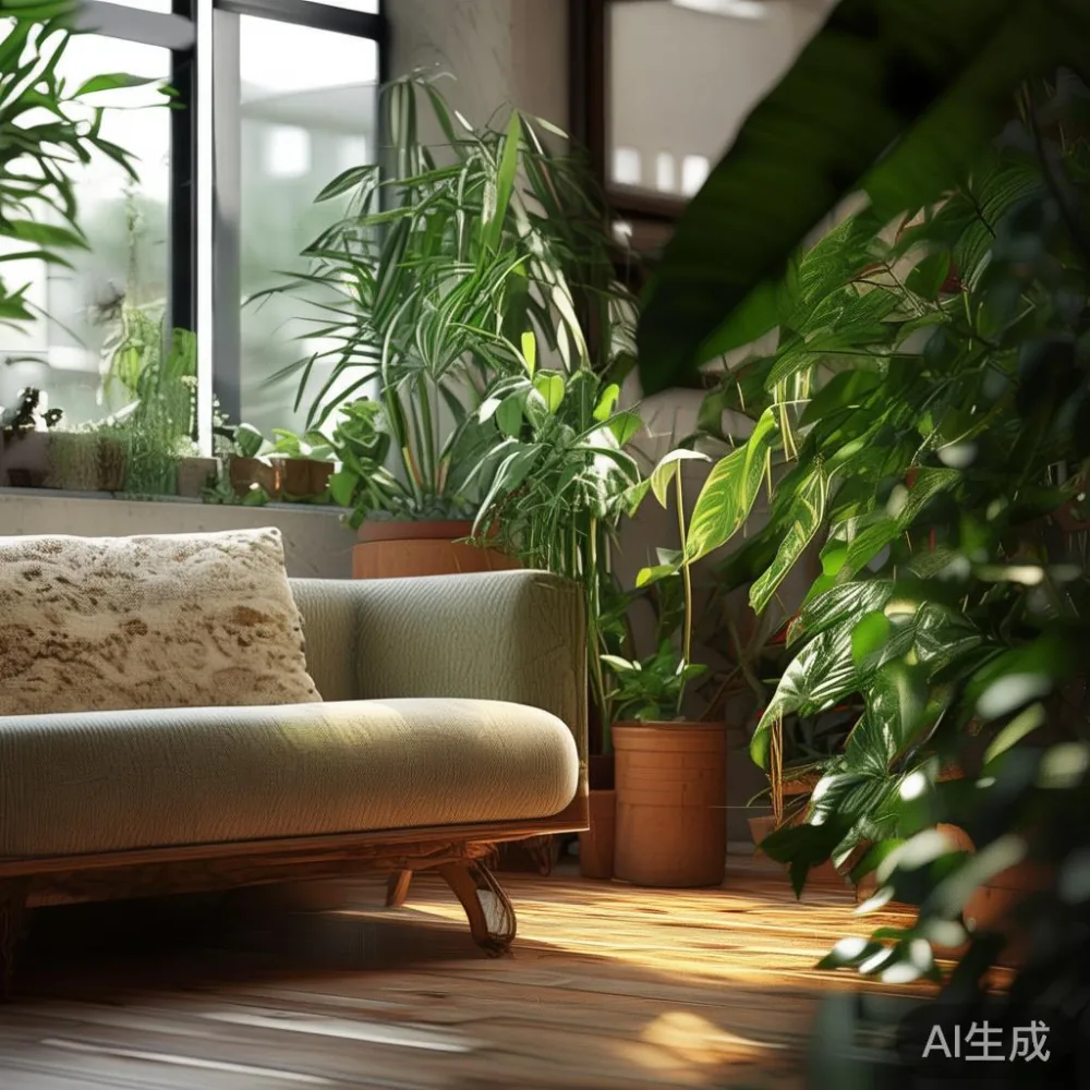 10 Cara Menghias Apartmen Kecil di Malaysia Supaya Tidak Sesak (Pandua — corner of a small condo apartment with wooden fl
