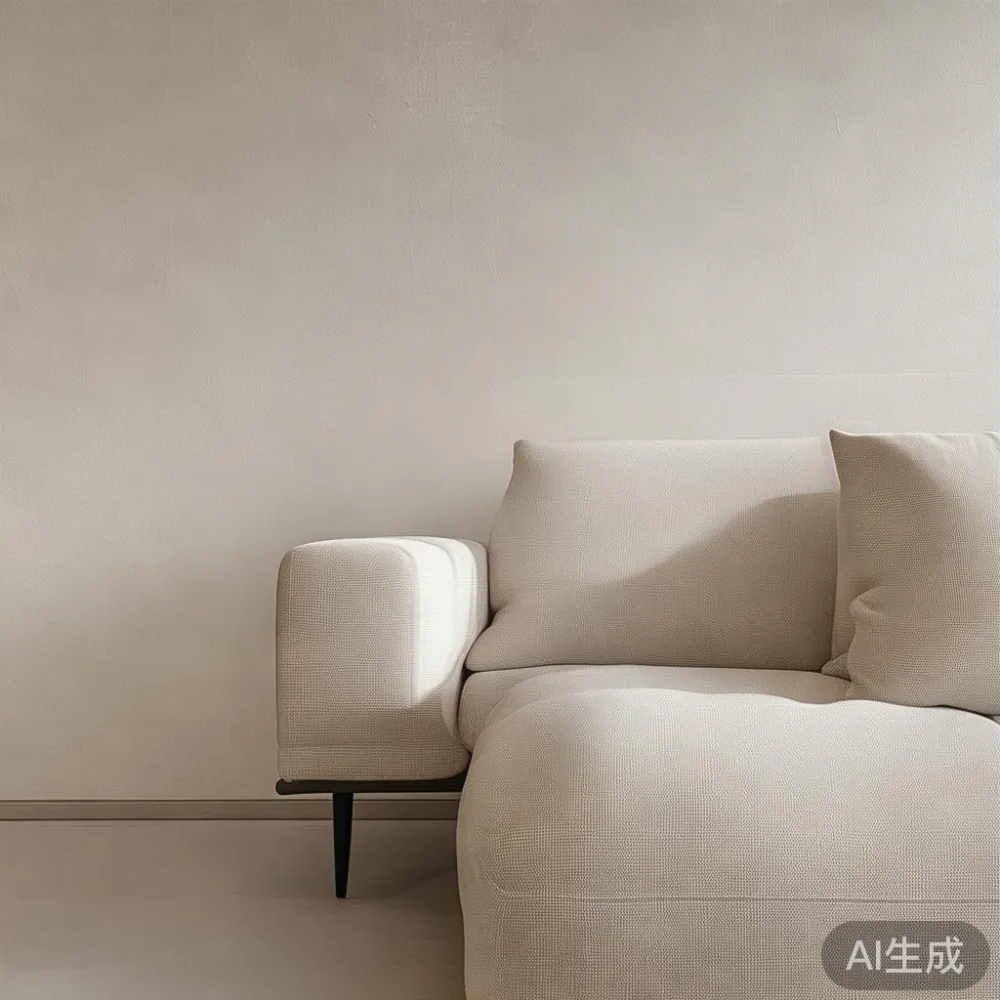 Panduan Membeli Sofa My Tanpa Duduk: 9 Perkara Penting Untuk Kondomini — staged against a plain wall with a linen sofa ne