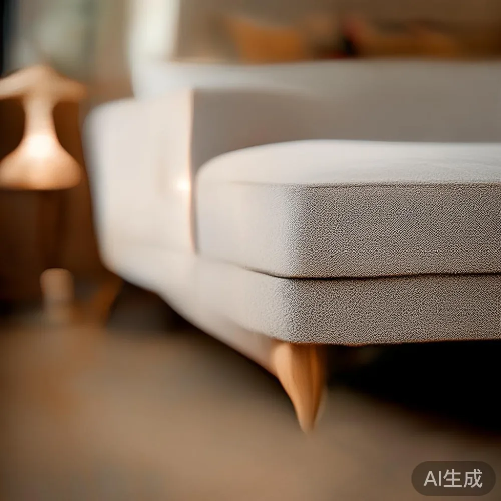 Panduan Membeli Sofa My Tanpa Duduk: 9 Perkara Penting Untuk Kondomini — detail of the base and leg construction on a bed