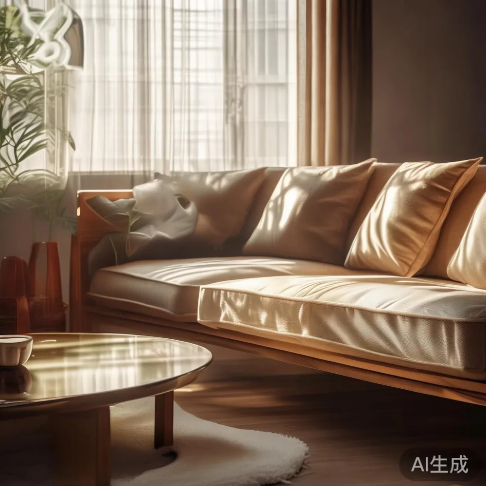 Apa Yang Sebenarnya Mempengaruhi Harga Perabot Kayu Pepejal Di Malaysi — in a sunlit Singapore HDB living room, morning l