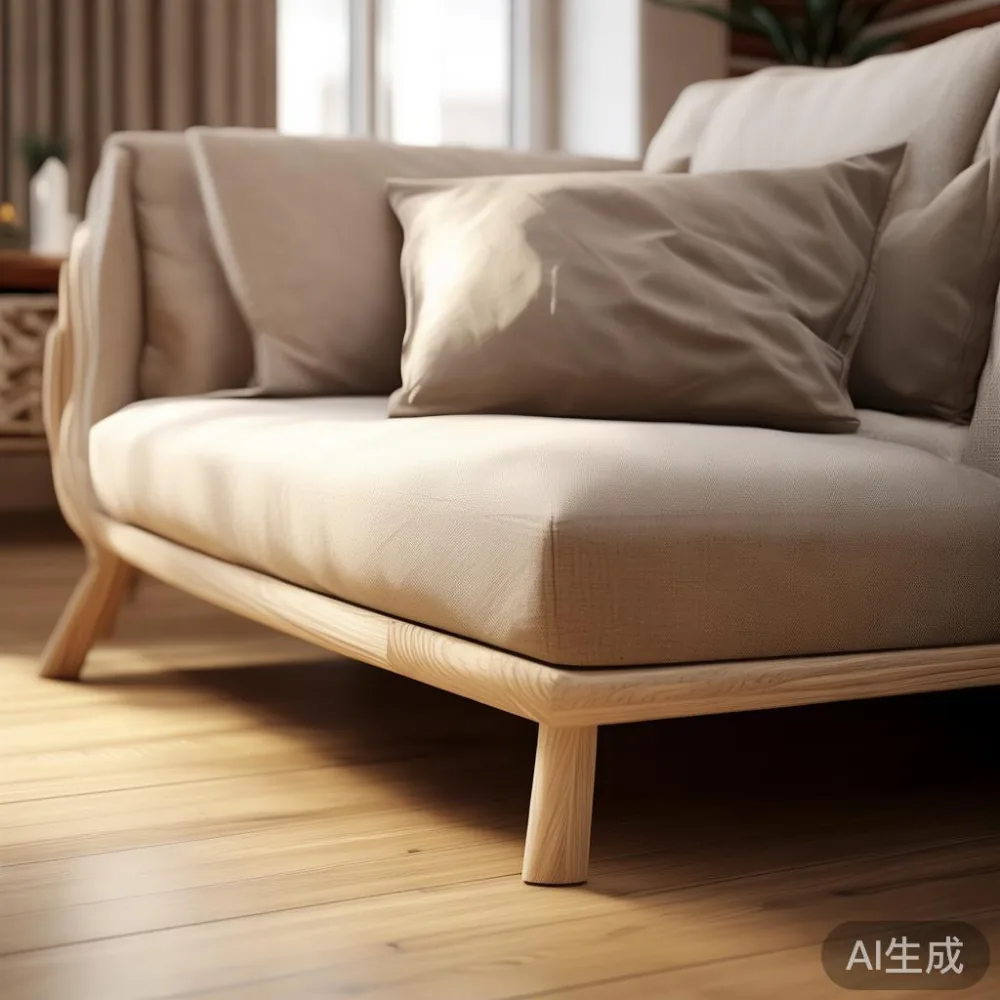 Apa Yang Sebenarnya Menentukan Harga Perabot Kayu Pepejal? — detail of the base and leg construction on a bed