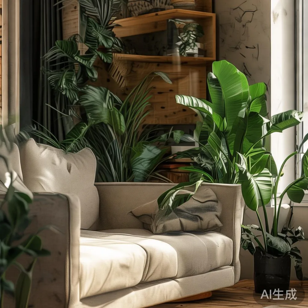 Cara Menghiasi Kondominium Kecil Tanpa Rasa Sesak: Panduan Lengkap Unt — corner of a small condo apartment with wooden fl