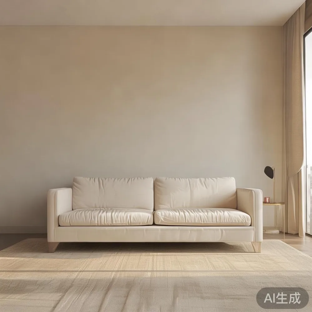 Cara Padankan Perabot dengan Dalaman Minimalis Hangat untuk Kondominiu — staged against a plain wall with a linen sofa ne