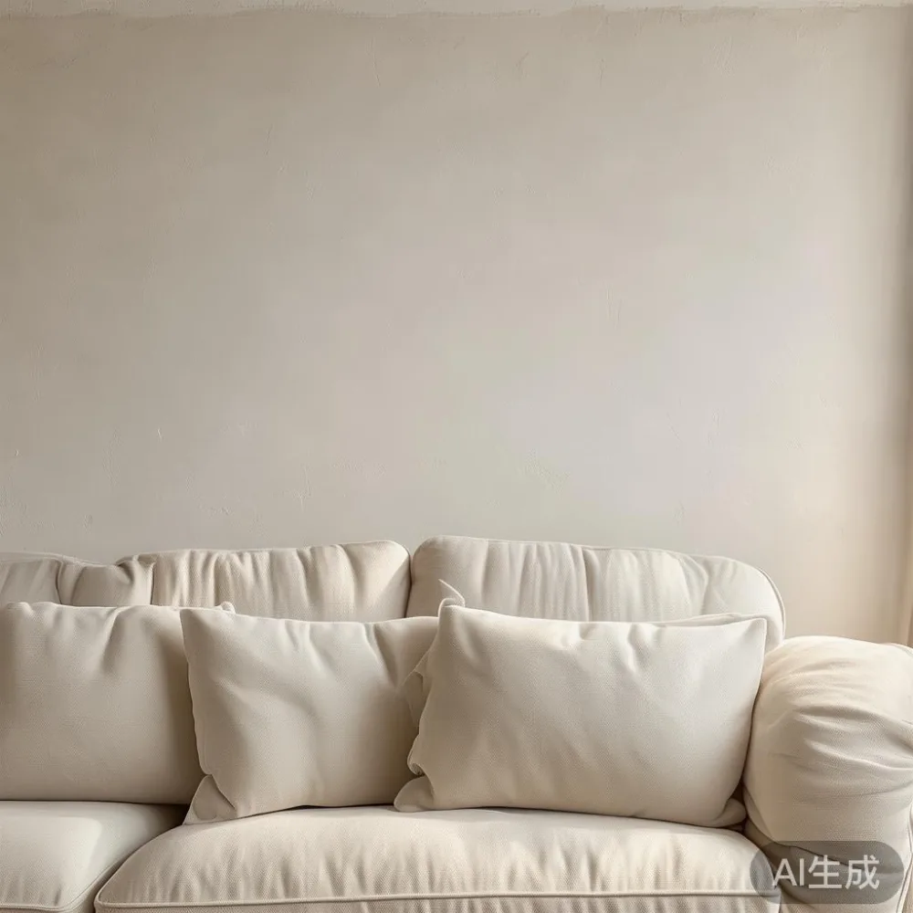 Apa Yang Sebenarnya Menjejaskan Harga Sofa Kayu Pepejal? — staged against a plain wall with a linen sofa ne