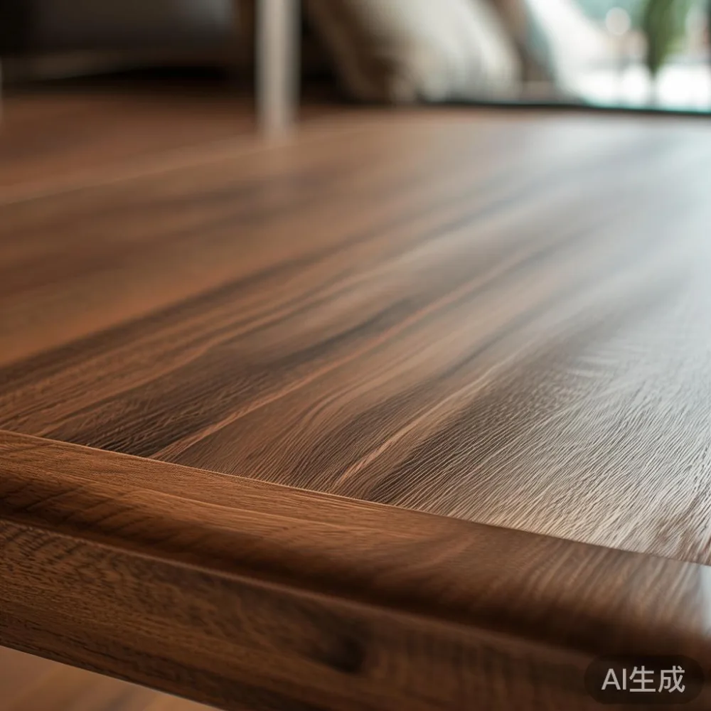 Cara Memadankan Perabot Kayu Pepejal dengan Gaya Hangat Minimalis di K — close-up of the grain and joinery detail, shallo