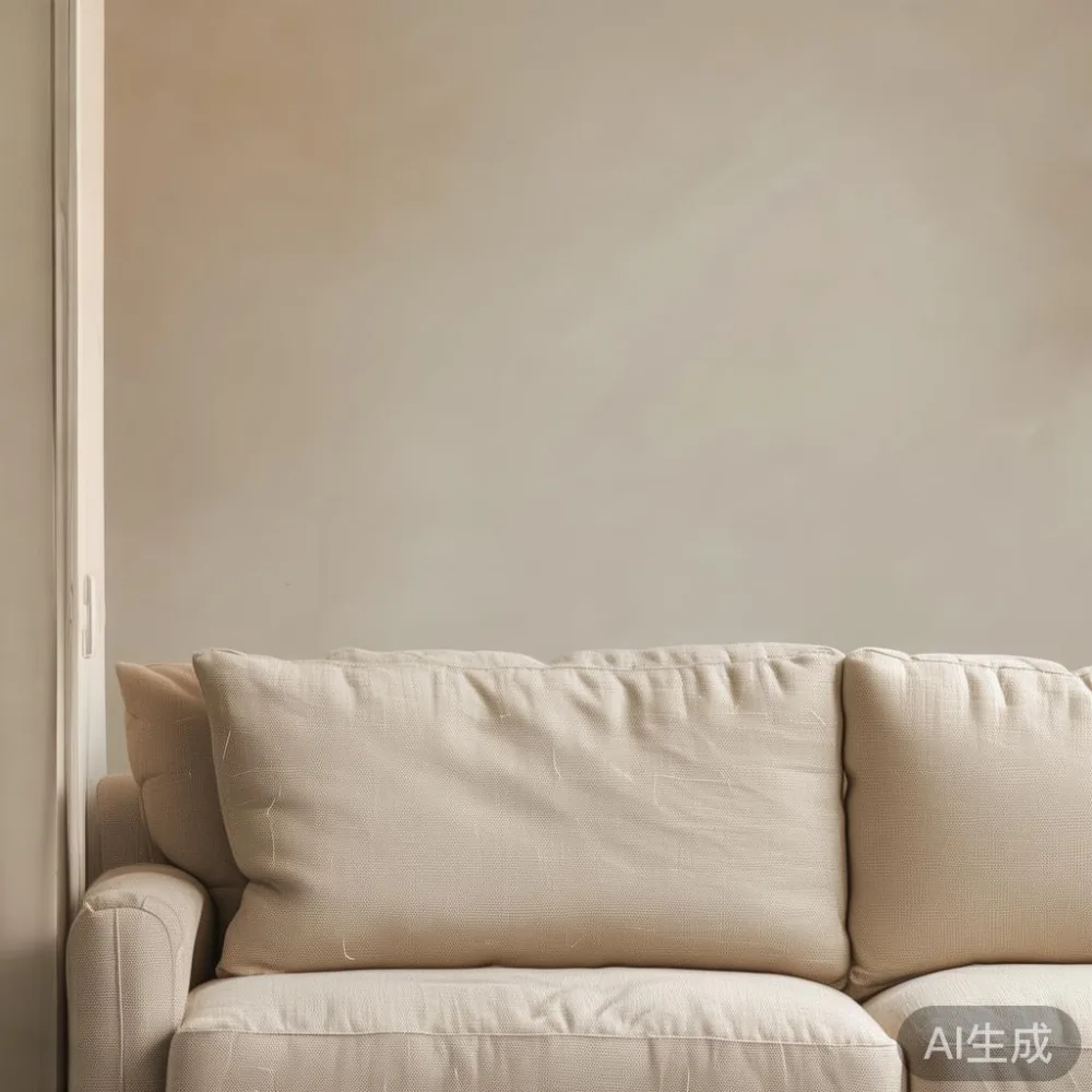 Panduan Membeli Sofa Tanpa Boleh Duduk: 7 Perkara Penting yang Perlu A — staged against a plain wall with a linen sofa ne