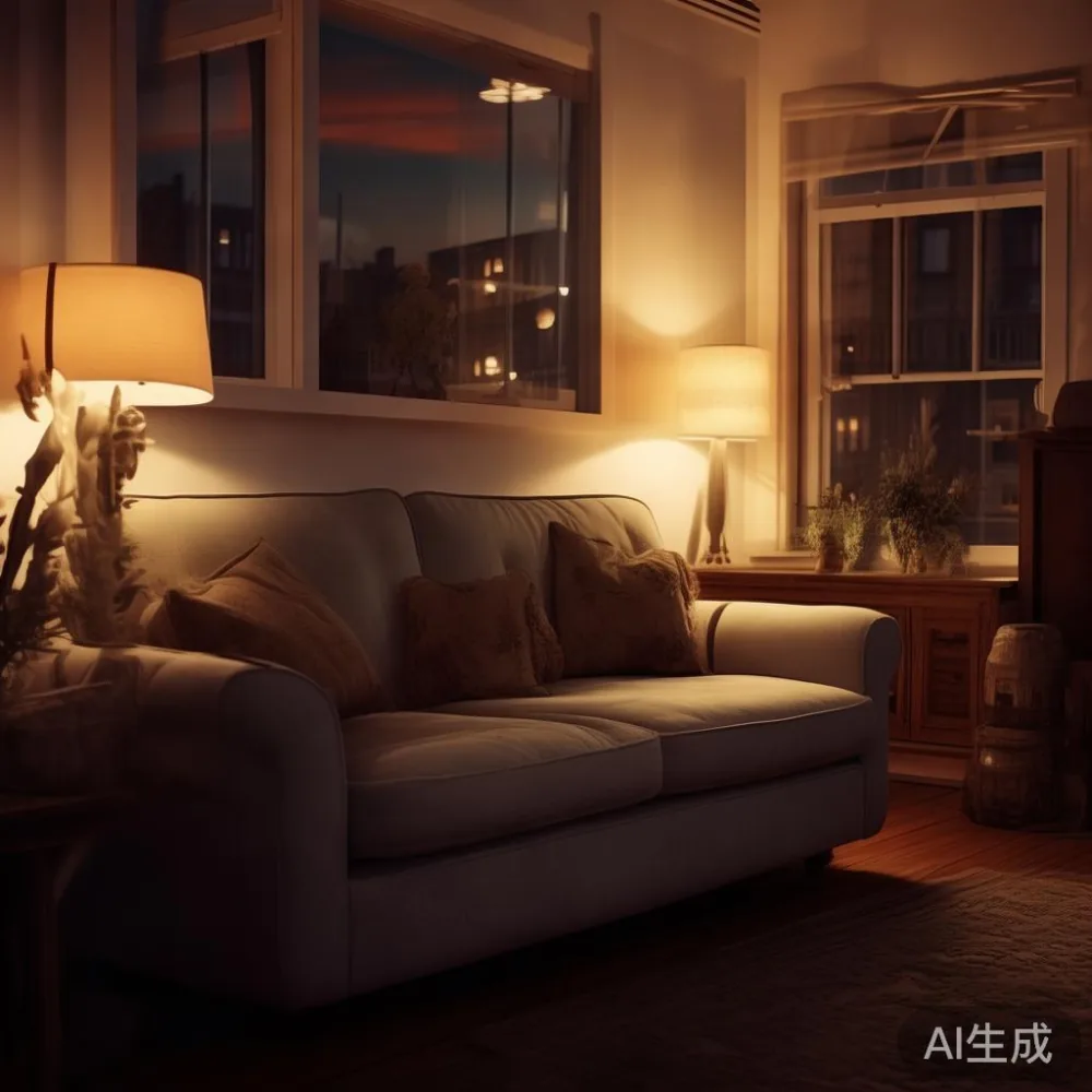 Memahami Syarat Garansi Perabot Rumah: Petua Pakar untuk Pemandu Kondo — room setting at dusk with warm lamp light, film