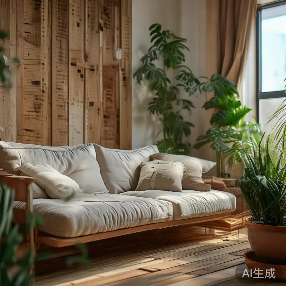 Strategi Menyelaraskan Perabot Kayu Asli untuk Ruang Nyaman Berbilik S — corner of a small condo apartment with wooden fl