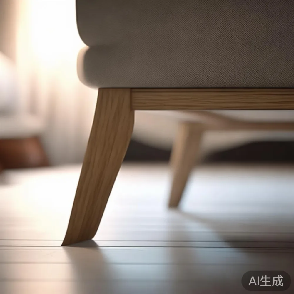 Panduan Memilih Saiz Sofa My untuk Ruang Tamu Kondominium HDB — detail of the base and leg construction on a bed