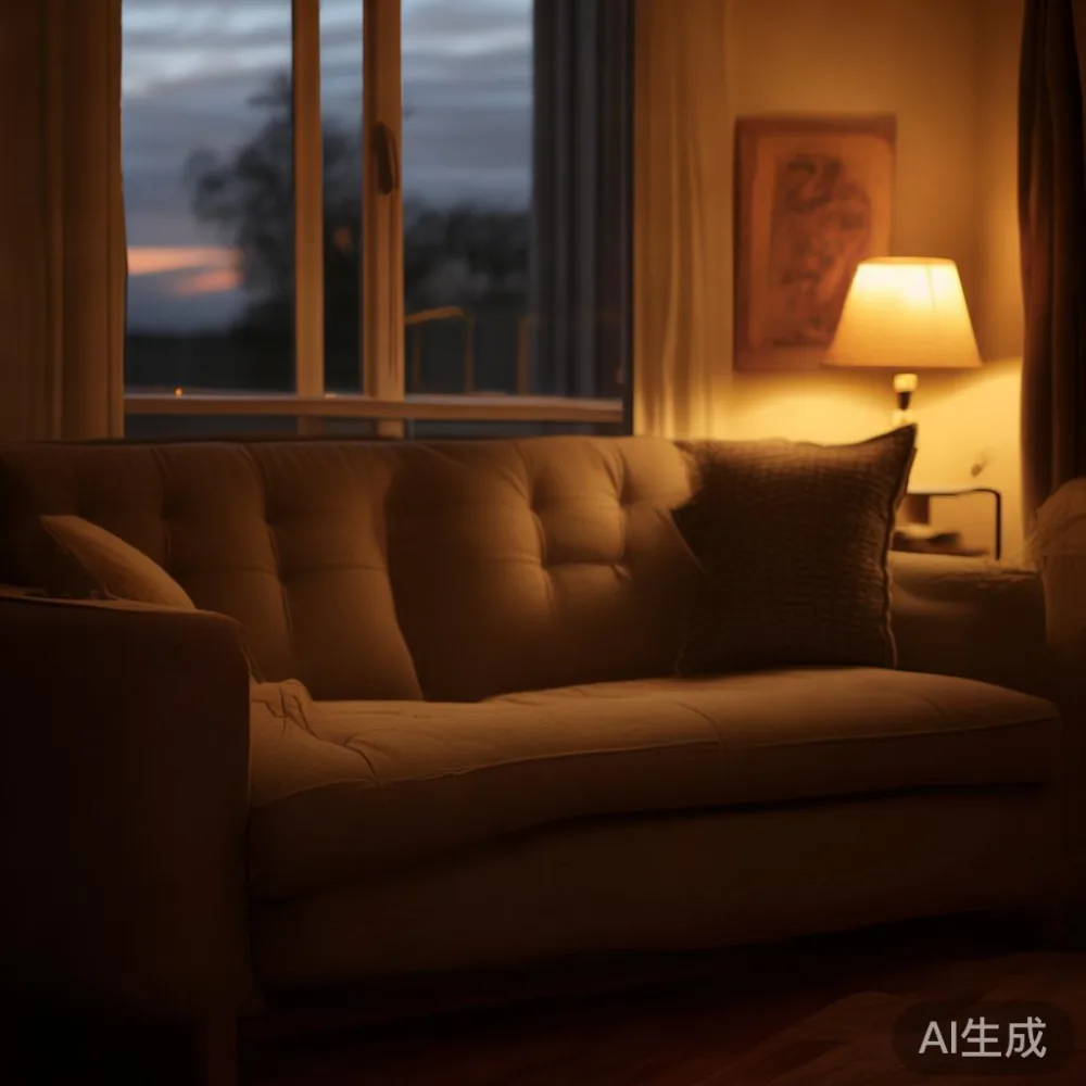 Venir Atau Kayu Pepejal? Panduan Kos Lima Tahun Untuk Pemilik Kondomin — room setting at dusk with warm lamp light, film