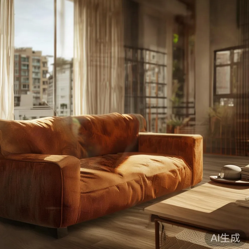 Veneer lwn Kayu Pepejal: Perbandingan Kos 5 Tahun untuk Pemilik Sofa M — in a sunlit Singapore HDB living room, morning l