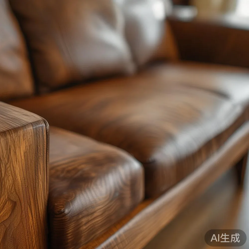 Veneer lwn Kayu Pepejal: Perbandingan Kos 5 Tahun untuk Pemilik Sofa M — close-up of the grain and joinery detail, shallo